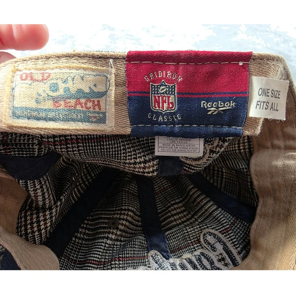 Dallas Cowboys Reebok Gridiron Classic Old Orchard Beach Plaid Adjustable Cap